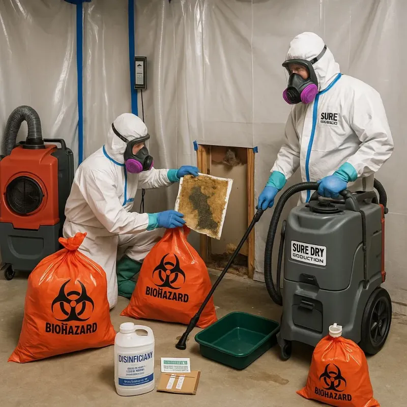 Contaminated Water Handling Protocols process in Sabana Grande, PR