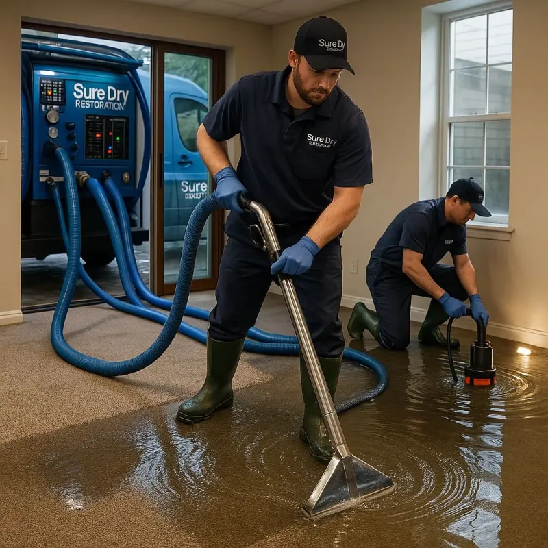 Water Extraction and Removal process in Sabana Grande, PR